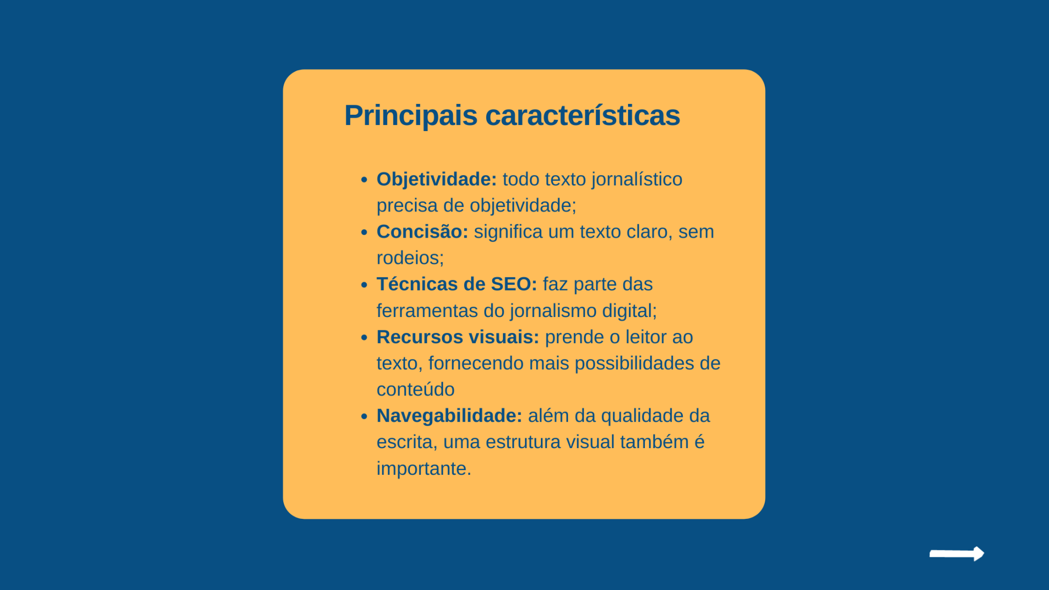 Textos para web: descubra as principais características