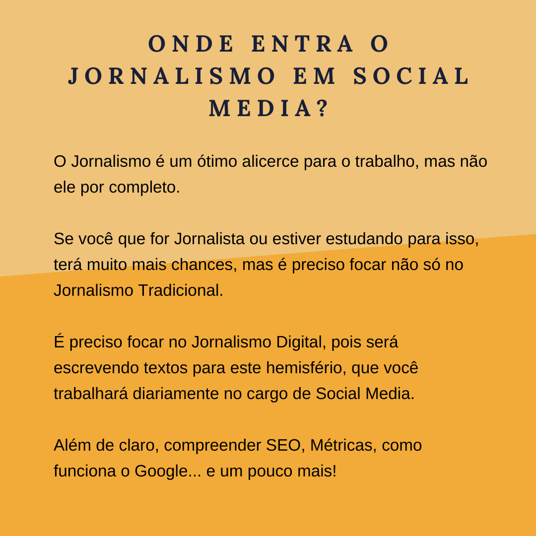 Onde Entra O Jornalismo Em Social Media Academia Do Jornalista 1935