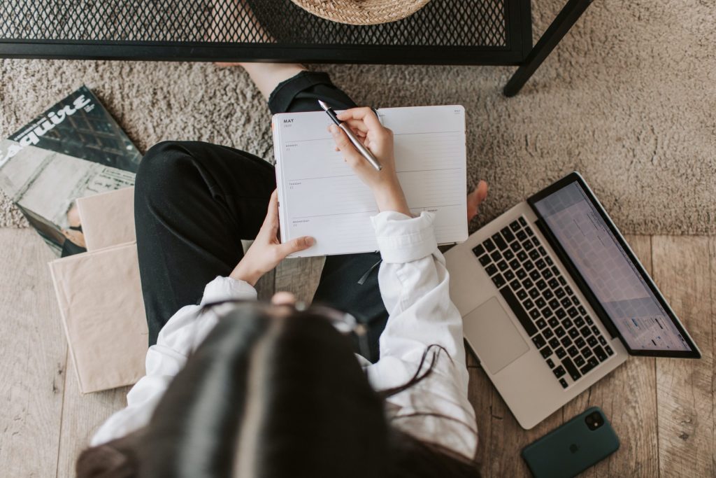 Qual a estrutura textual de um blog?