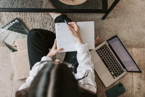 Qual a estrutura textual de um blog?