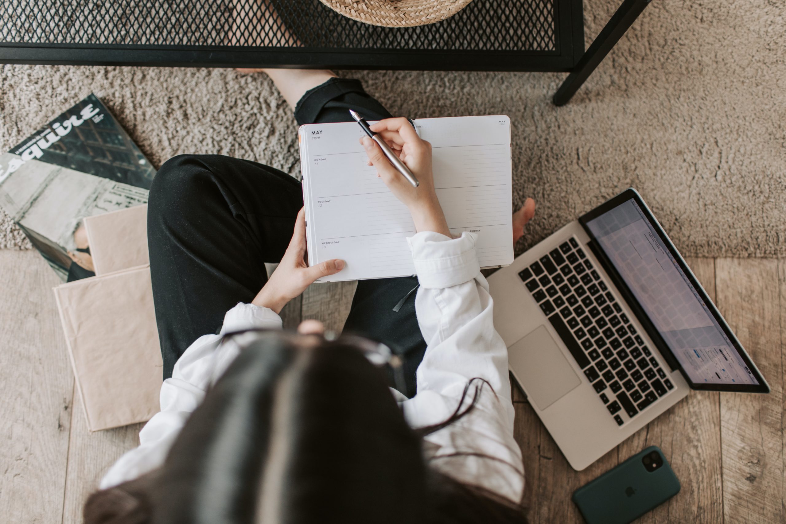 Qual a estrutura textual de um blog?