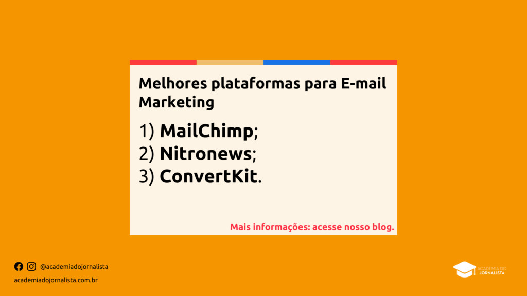Qual a melhor plataforma para e-mail Marketing?