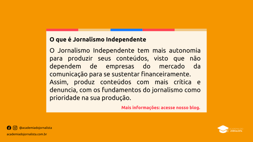 O que é Jornalismo Independente