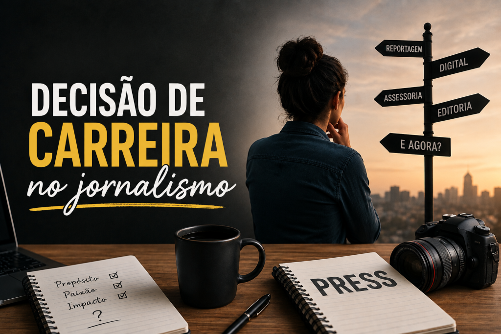 Decisão de carreira no jornalismo quando falta certeza